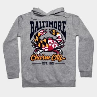 Baltimore Charm City Crab Hoodie